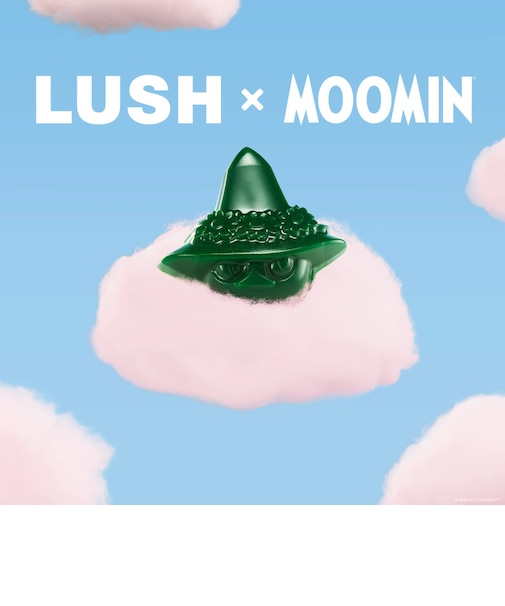 LUSH スナフキン シャワーガミー 限定 2026 ソープ 石鹸 ムーミン 人気 ヴィー ガン コスメ プレゼント ラッシュ 公式