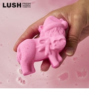 LUSH ドミニク ザ ドンキー バスボム 入浴剤 クリスマス 数量限定 ギフト プレゼント お風呂 保湿 かわいい スパイス 香り 癒やし ラッシュ 公式