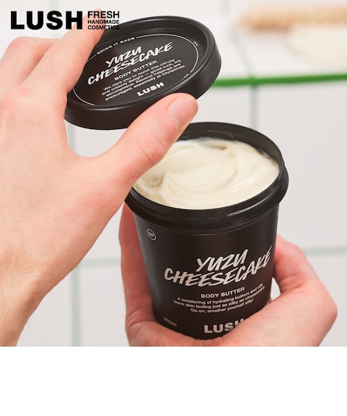 LUSH シトラスチーズケーキ ボディバター ボディクリーム クリスマス 数量限定 ギフト プレゼント 柚子 保湿 スキンケア 乾燥対策 甘い 香り ラッシュ 公式