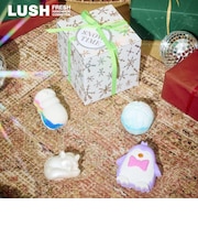 LUSH スノータイム ギフト ギフトセット 詰め合わせ クリスマス 数量限定 プレゼント バスボム 入浴剤 お風呂 保湿 雪だるま 癒やし 贈り物 ラッシュ 公式