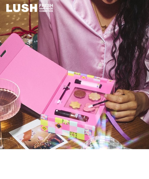 LUSH スノーフェアリー メイクアップセット ギフト コフレ クリスマス 数量限定 プレゼント リップ コスメ メイク 保湿 甘い 香り 贈り物 ラッシュ 公式