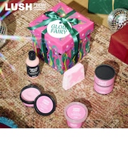 LUSH グロー フェアリー ギフト ギフトセット 詰め合わせ クリスマス 数量限定 プレゼント バスボム 入浴剤 ボディケア 保湿 光る 贅沢 ラッシュ 公式