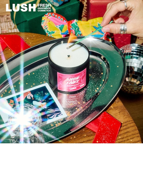 LUSH スノーフェアリー キャンドル 1芯 アロマキャンドル 芳香