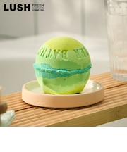 LUSH 頭の深呼吸 バスボム 入浴剤 数量限定 ギフト プレゼント お風呂 保湿 ミント ユーカリ レモン 香り 爽快 リフレッシュ 癒やし 贈り物 ラッシュ 公式