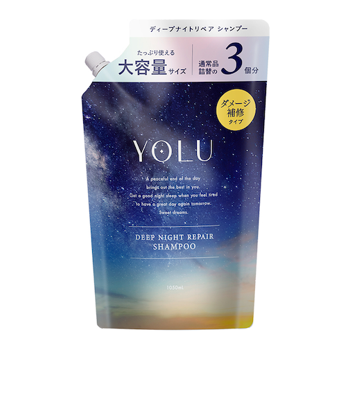 ヨル　ディープナイトリペアシャンプー　3倍増量詰替　1050mL