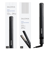 サロニア　ストレートヘアアイロン ブラック 24mm　SL-004S