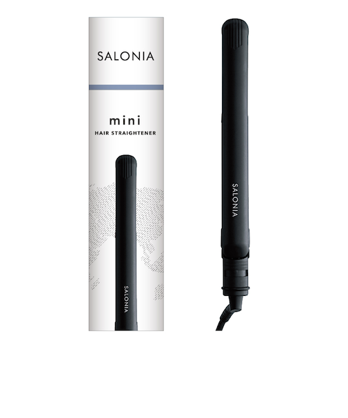 サロニア　ミニストレートヘアアイロン ブラック　SL-010SB