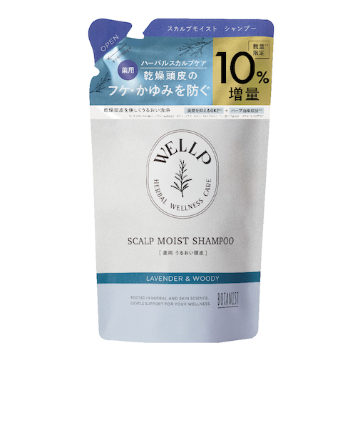 ウェルプ　薬用スカルプケアシャンプー[モイスト]（詰替）10％増量　365ｍL