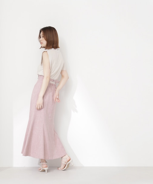 バックベルトマーメイドスカート