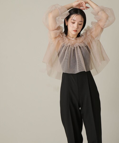 ナチュラルビューティベーシック　トップス チュールトップス＆オールインワン｜ナチュラルビューティー