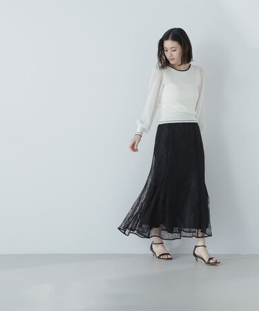 ラッセルレースマーメイドスカート