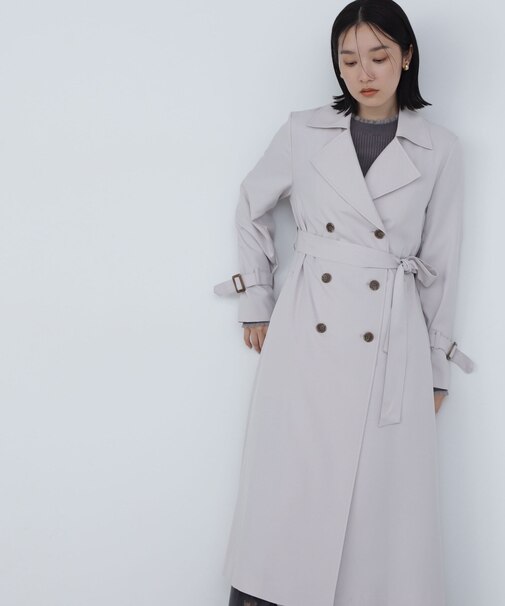 クリアツイルレディトレンチコート　24SS