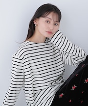 ボーダーカットソー