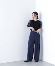 ビットベルトワイドパンツ