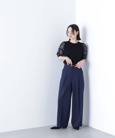 ビットベルトワイドパンツ