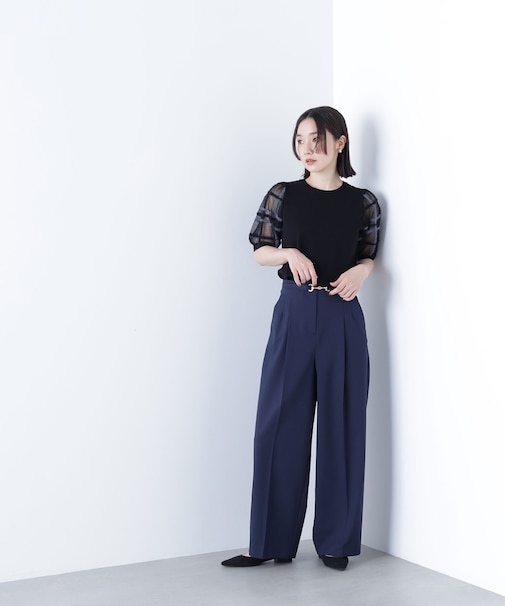 ビットベルトワイドパンツ