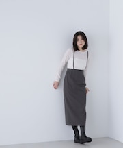 ストラップ付ナロースカート