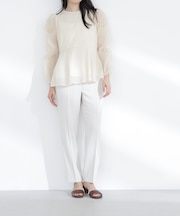 カラーテーパードパンツ