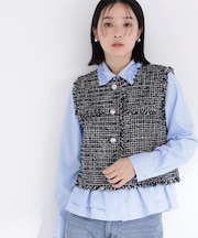 ツイードシリーズ コンパクトジレ