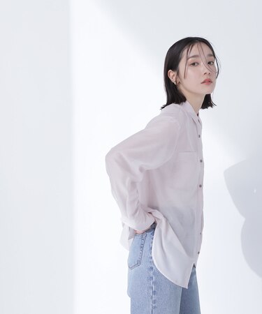 シアーシャツシリーズ　オーバーフォルム*