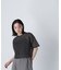 クロップドシアーニットTシャツ*