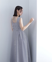 バックシャンフレアワンピース*