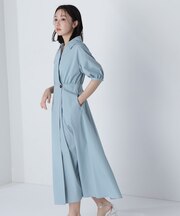 スキッパーフォルムシャツワンピース*