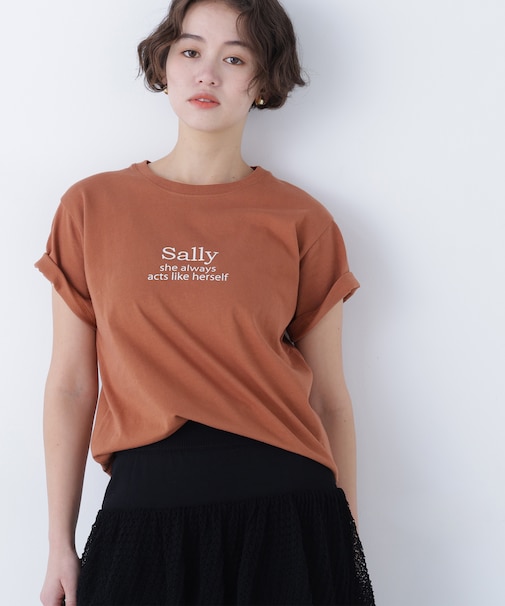 <N.>ロゴプリントTシャツ*