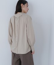 2wayスタンドネックブラウス*