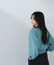 ベーシッククロップドカーディガン＊