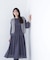 シャーリングシアーワンピース＊