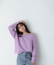 ワンショルリボンニット　24AW