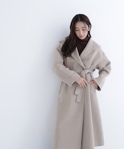フーデッドロングコート＊