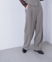 コンパクトベスト セットアップ ワイドストレートパンツ＊
