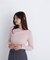 ニュアンスネックリブニット＊
