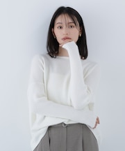 ウールブレンドヘアリーニット＊