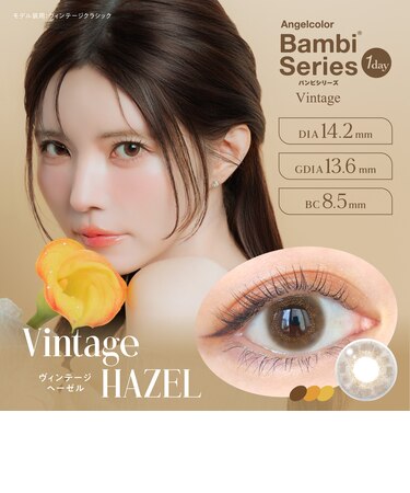 Angelcolor Bambi Vintage 1day (エンジェルカラーバンビヴィンテージワンデー) 10枚入