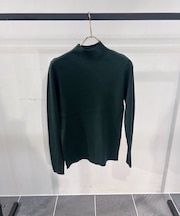 ラメライン入りリブニット