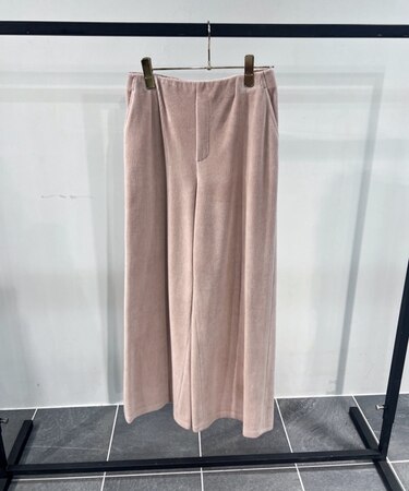 コーデュロイワイドパンツ