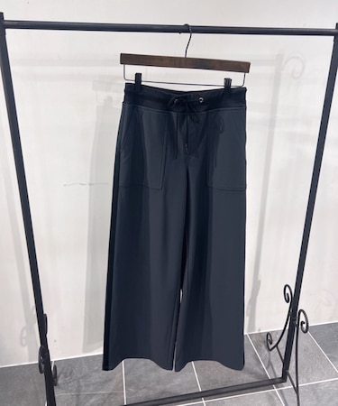 裏起毛サーモワイドパンツ