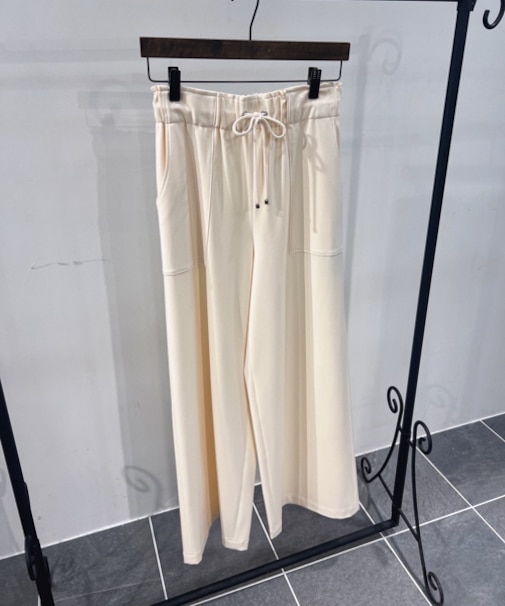 TR起毛ワイドパンツ