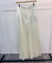 サテンライクワイドパンツ