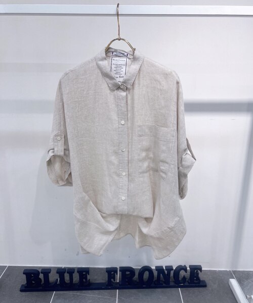 リネンシャツ｜ブルーフロンセの通販｜&mall（アンドモール）三井