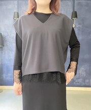 ジャージーVネックベスト