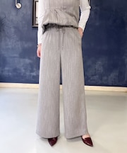 ヘリンボーンツイードライクワイドパンツ