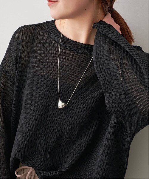 BASENOTESネックレス tiny chain heart 65cm 1101300000650_1301.jpg