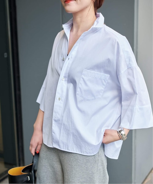 TICCA リネン ホワイトシャツ 半袖 TICCA（ティッカ）の「TICCA リネン半袖シャツ（シャツ/ブラウス