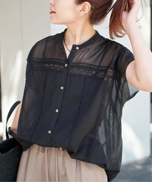 Spick&Span60ローンフレンチレースブラウス COローンフレンチレースブラウス（シャツ／ブラウス）｜Spick