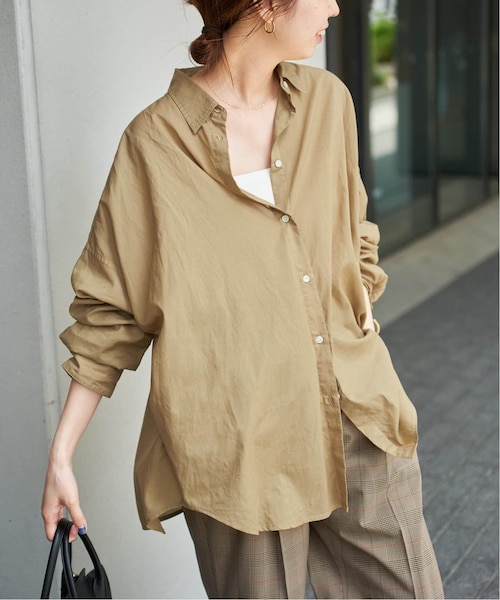 Spick &spanガーメントダイカシュクールシャツ ガーメントダイカシュクールシャツ（シャツ／ブラウス）｜Spick
