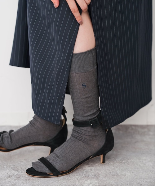 マルコ  モンマリエs high quality cotton ribbed socks | MARCOMONDE（マルコモンド